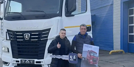 Парк сибирского перевозчика пополнил автомобиль КАМАЗ-54901