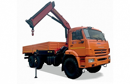 Бортовой автомобиль с КМУ ИМ150N на шасси KAMAZ-43118 (659100-0000335-6А)