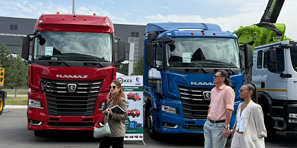 Автотехника КАМАЗ презентована на выставке в Казахстане